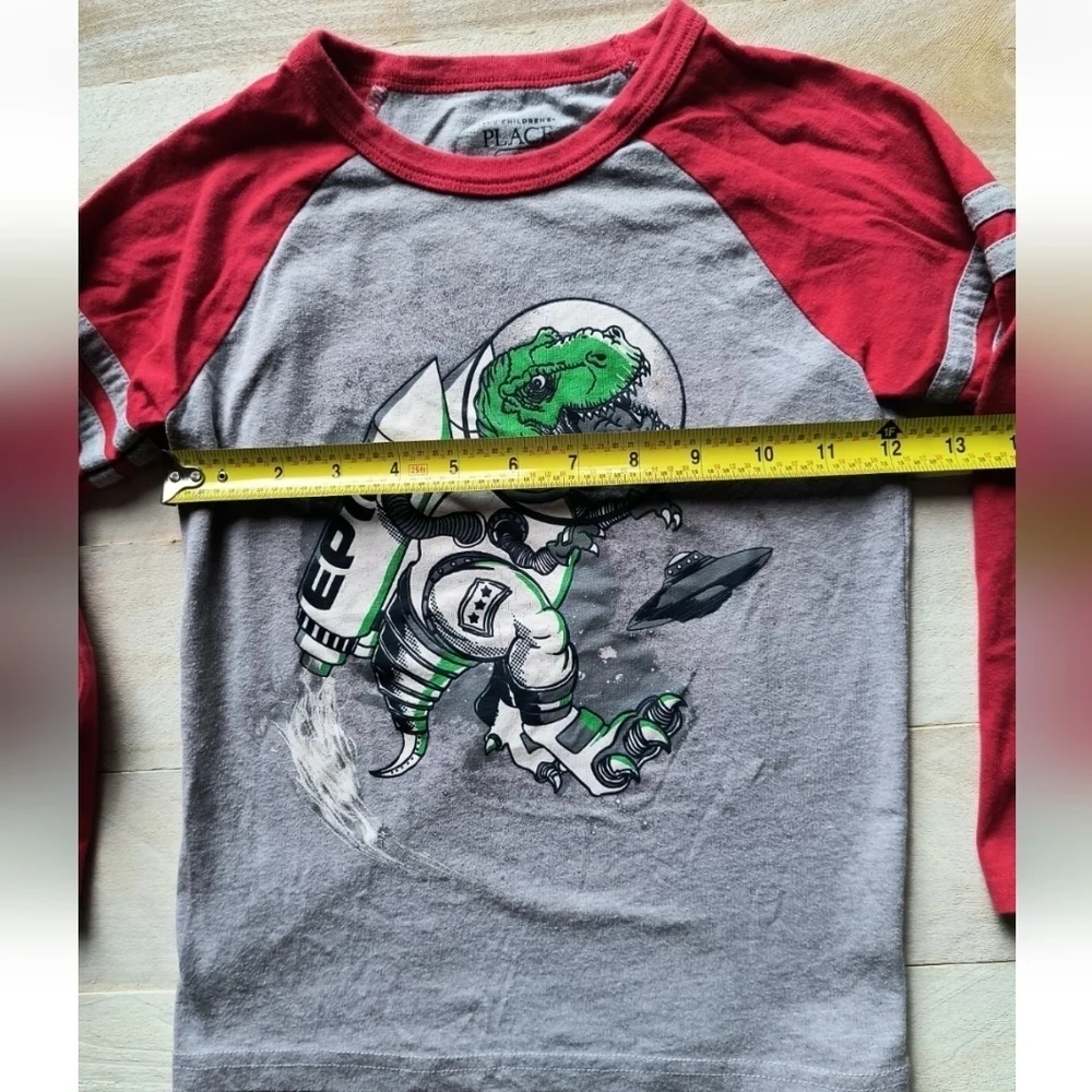 The Children's Place Dinosaur Space Rocket Epic Long sleeve Boys Toddler Shirt 5